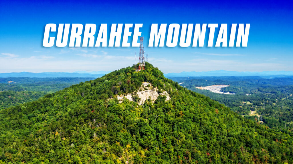 Currahee Mountain at Camp Toccoa Georgia where Captain Herbert Sobel made Easy Company run three miles up three miles down