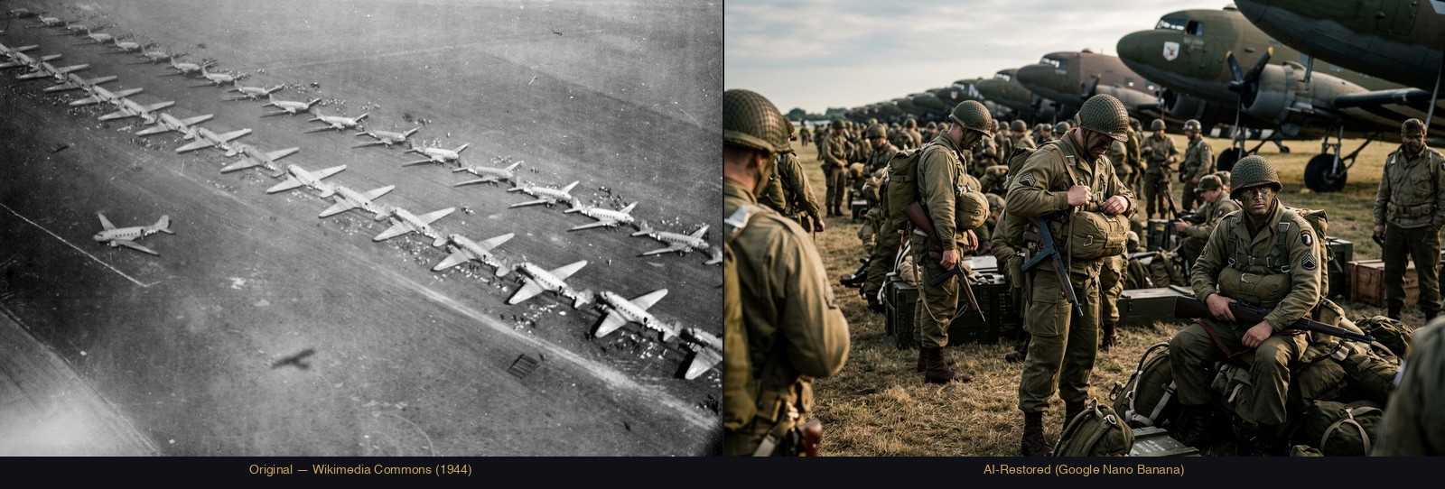 D-Day Paratroopers — Original description: 