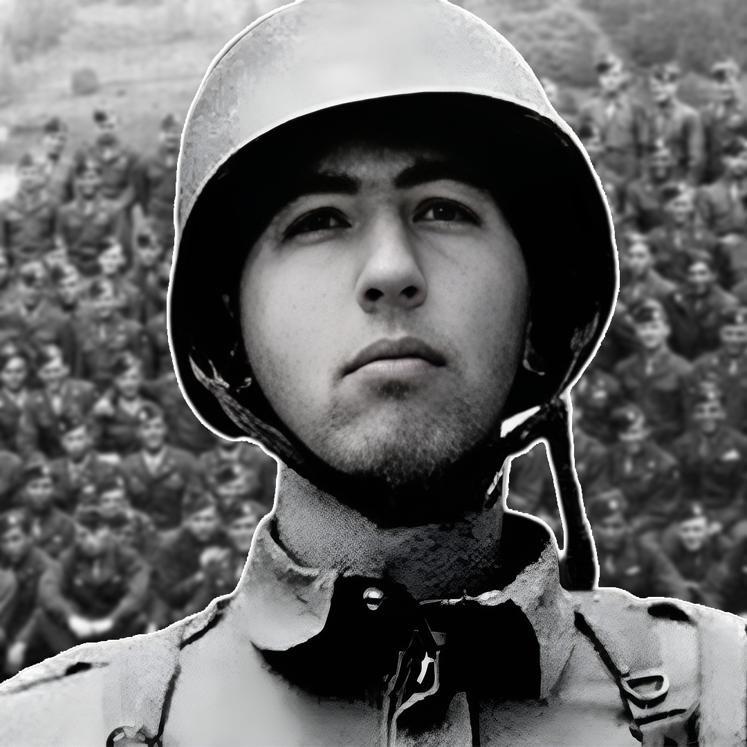 Captain Herbert M. Sobel of the 506th Parachute Infantry Regiment, circa 1942 (US Army archival photograph, public domain via Wikimedia Commons)