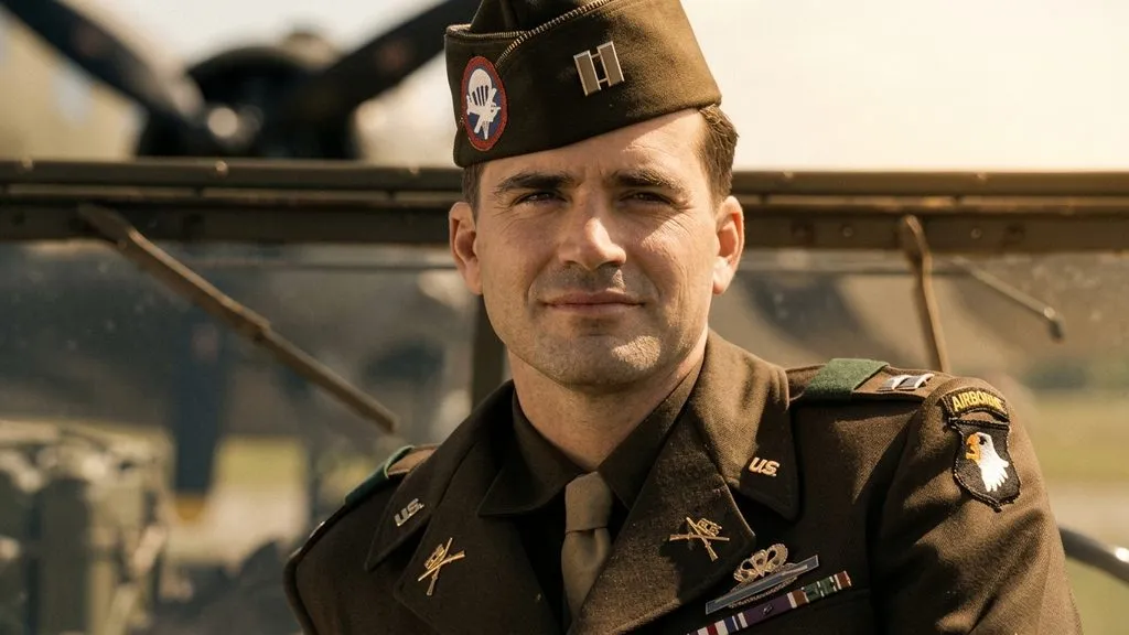 Ron Livingston as Captain Lewis Nixon in Band of Brothers HBO miniseries