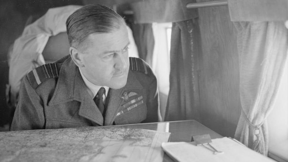 Air Chief Marshal Sir Trafford Leigh-Mallory, Commander-in-Chief of the Allied Expeditionary Air Force, who approved the D-Day invasion-stripe directive on May 17, 1944