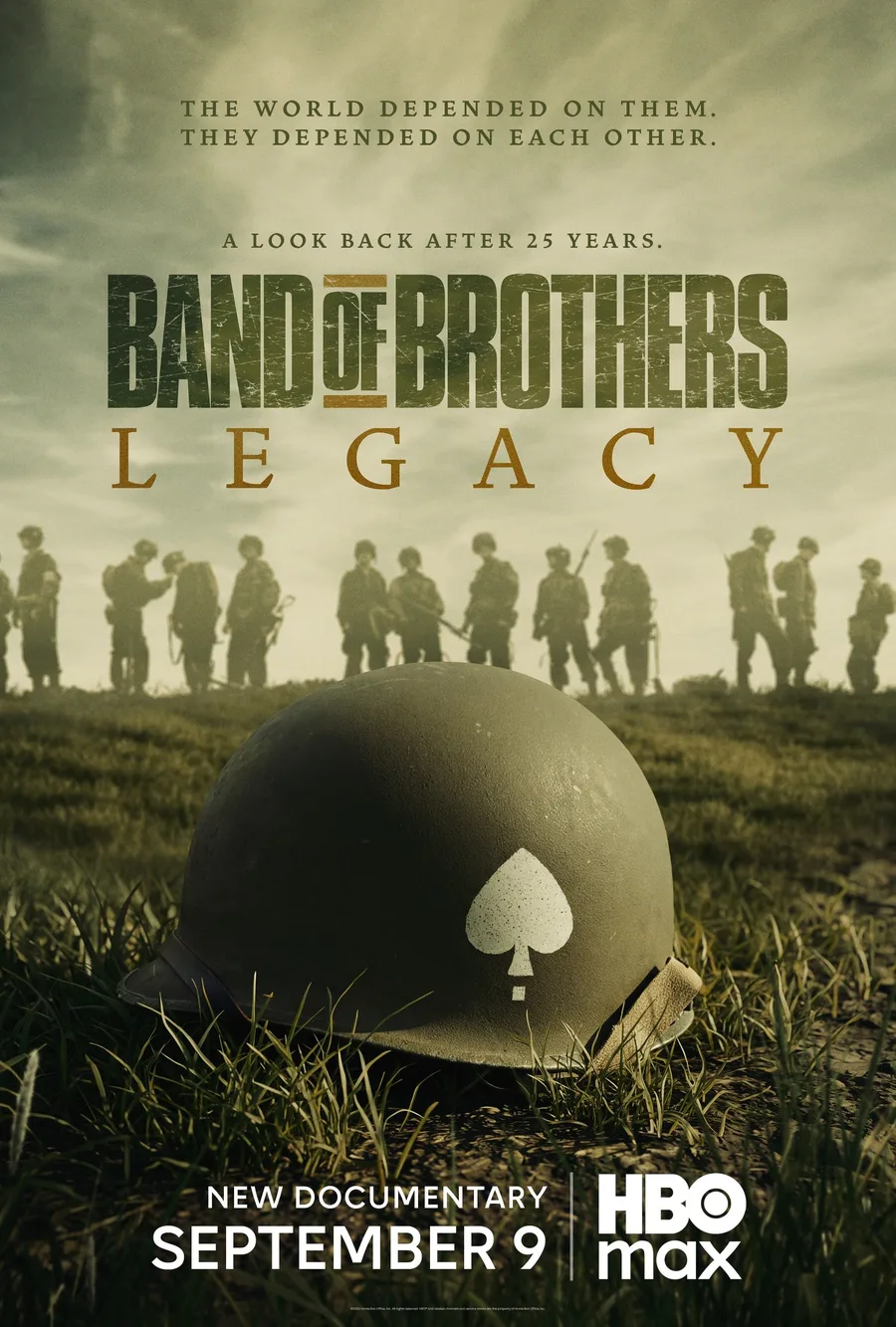 Band of Brothers: Legacy documentary poster, premiered September 9, 2026 on HBO Max