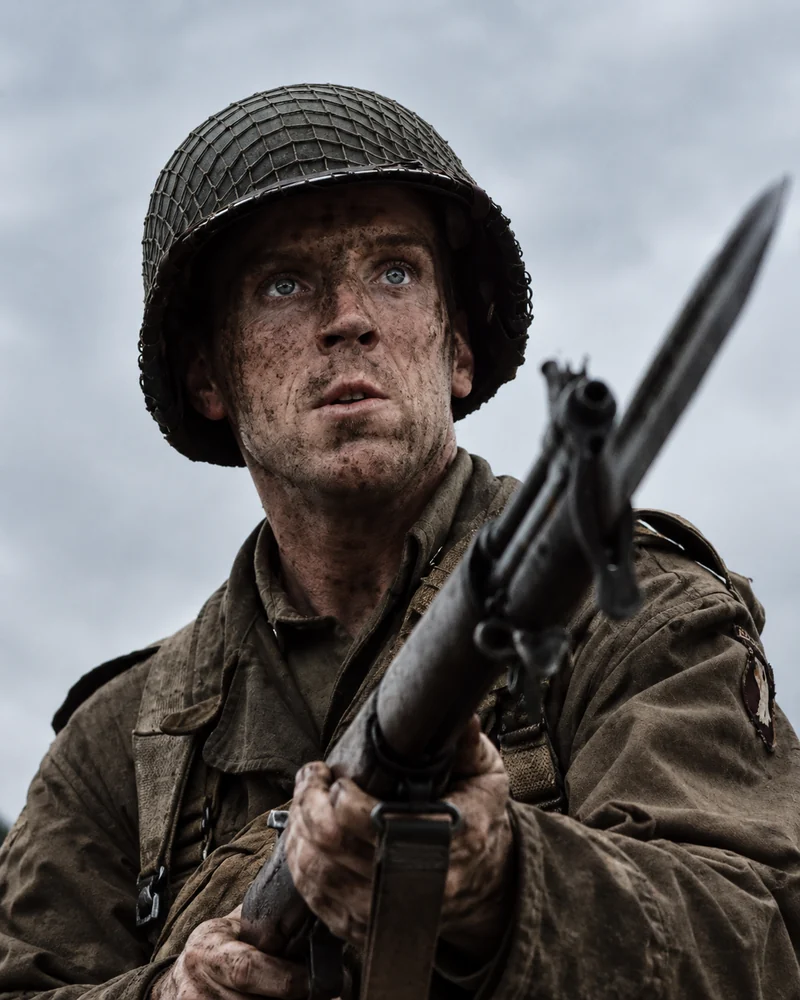 Damian Lewis as Major Dick Winters in Band of Brothers