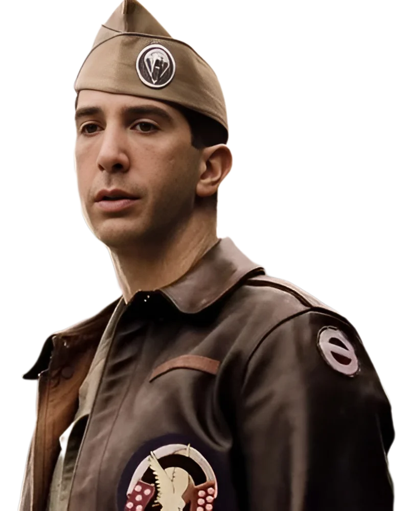 David Schwimmer as Captain Herbert Sobel in Band of Brothers