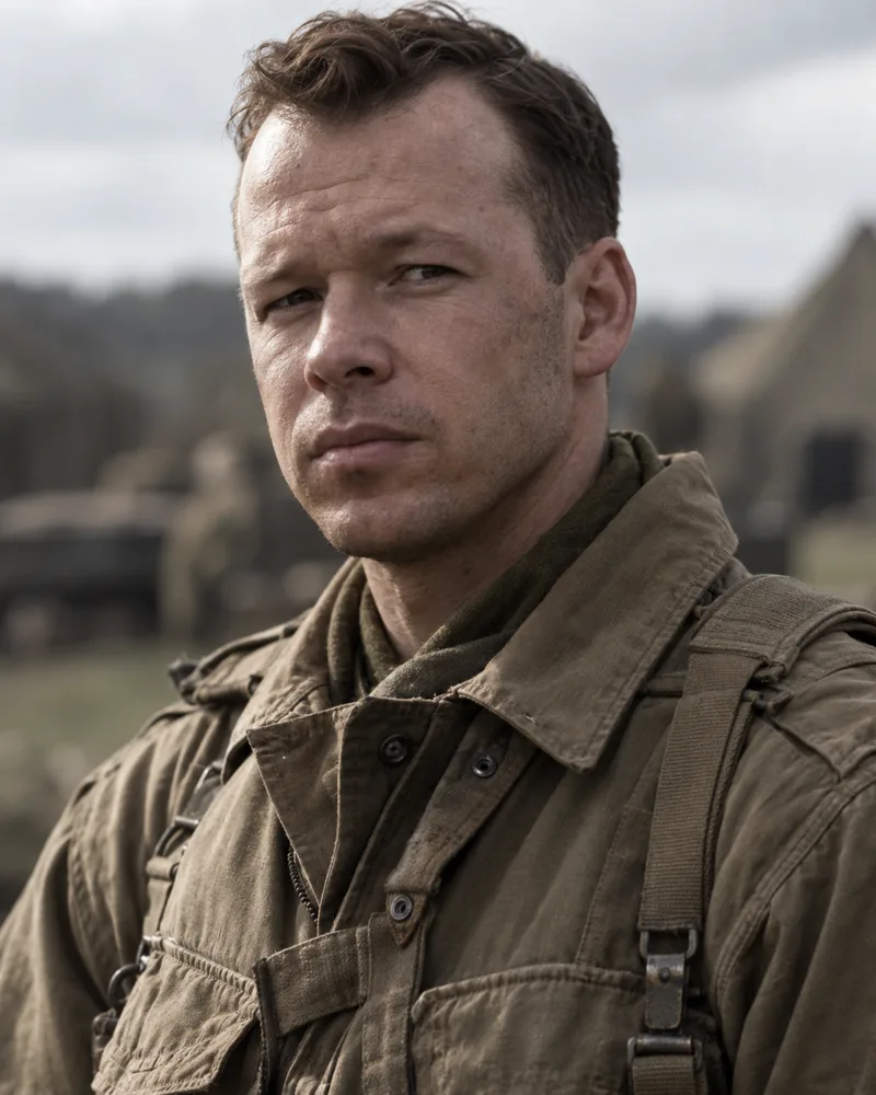 Donnie Wahlberg as First Sergeant Carwood Lipton in Band of Brothers