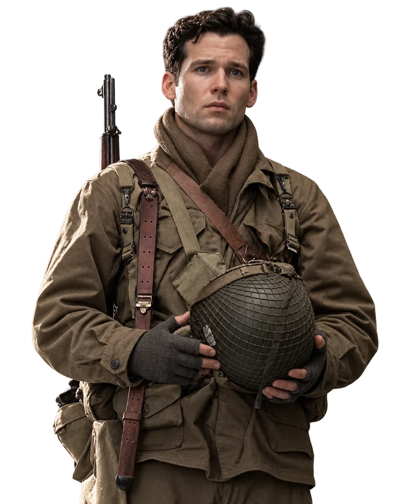 Eion Bailey as Private David Webster in Band of Brothers