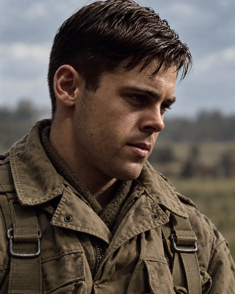 Matthew Leitch as Staff Sergeant Floyd Tab Talbert in Band of Brothers