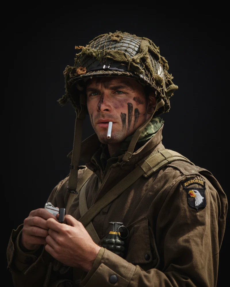 Matthew Settle as Captain Ronald Speirs in Band of Brothers