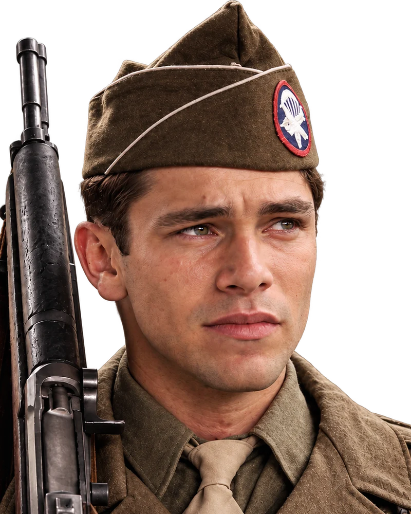 Peter Youngblood Hills as Staff Sergeant Darrell Shifty Powers in Band of Brothers
