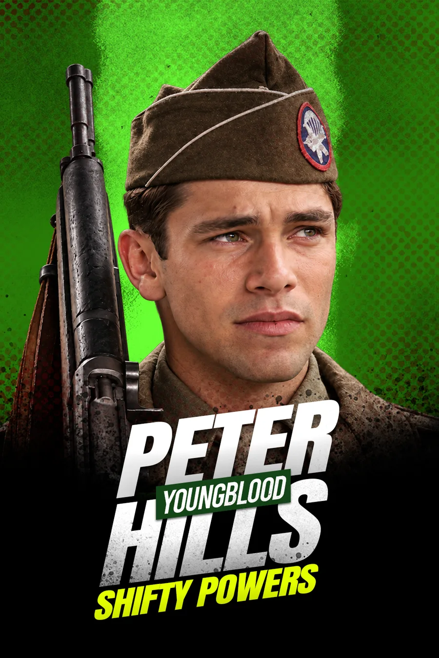 Actor Peter Youngblood Hills as Darrell Shifty Powers in Band of Brothers