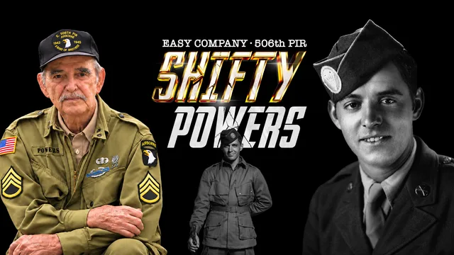 Darrell Shifty Powers of Band of Brothers, Easy Company's best shot, young and in later years